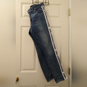 Karl Lagerfeld Logo Taping Jean